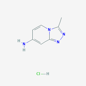 3-Methyl-[1,2,4]triazolo[4,3-a]pyridin-7-amine;hydrochloride