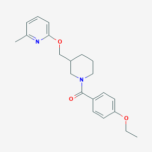 (4-Ethoxyphenyl)-[3-[(6-methylpyridin-2-yl)oxymethyl]piperidin-1-yl]methanone