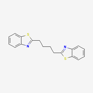 molecular formula C18H16N2S2 B2679708 2-[4-(1,3-苯并噻唑-2-基)丁基]-1,3-苯并噻唑 CAS No. 69961-85-9