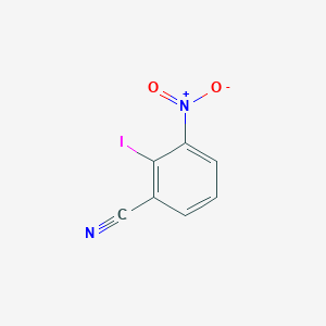 molecular formula C7H3IN2O2 B2679711 2-Iodo-3-nitrobenzonitrile CAS No. 1261481-69-9