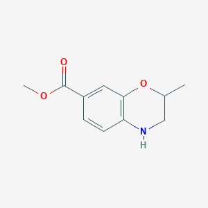 molecular formula C11H13NO3 B2679715 methyl 2-methyl-3,4-dihydro-2H-1,4-benzoxazine-7-carboxylate CAS No. 1506052-39-6