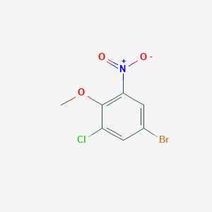 5-Bromo-1-chloro-2-methoxy-3-nitrobenzene