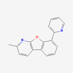 molecular formula C17H12N2O B2679720 2-Methyl-8-(pyridin-2-yl)benzofuro[2,3-b]pyridine CAS No. 1609373-99-0