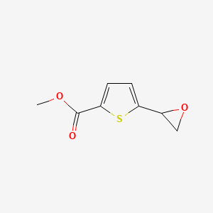 molecular formula C8H8O3S B2679724 Methyl 5-(oxiran-2-yl)thiophene-2-carboxylate CAS No. 2248338-01-2