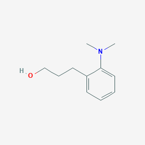 molecular formula C11H17NO B2679727 3-[2-(Dimethylamino)phenyl]propan-1-ol CAS No. 1896345-47-3