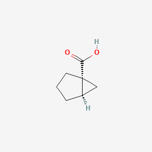 molecular formula C7H10O2 B2679739 (1R,5R)-Bicyclo[3.1.0]hexane-1-carboxylic acid CAS No. 1354392-99-6