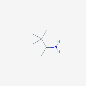 molecular formula C6H13N B2679740 1-(1-甲基环丙基)乙胺 CAS No. 42302-96-5