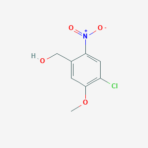 molecular formula C8H8ClNO4 B2679749 (4-Chloro-5-methoxy-2-nitrophenyl)methanol CAS No. 1823319-30-7