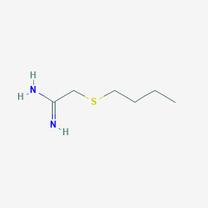 molecular formula C6H14N2S B2679774 2-(Butylthio)acetamidine CAS No. 105324-30-9
