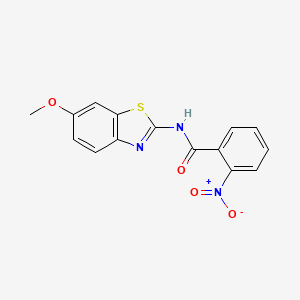 N-(6-methoxy-1,3-benzothiazol-2-yl)-2-nitrobenzamide