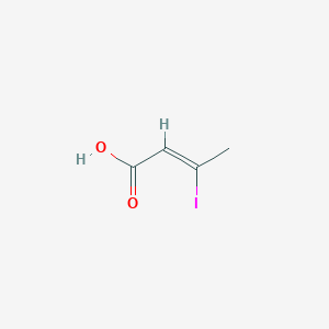 molecular formula C4H5IO2 B2679817 (Z)-3-iodobut-2-enoic acid CAS No. 89033-14-7
