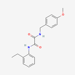 molecular formula C18H20N2O3 B2679818 N-(2-ethylphenyl)-N'-(4-methoxybenzyl)ethanediamide CAS No. 433244-86-1