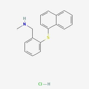 molecular formula C18H18ClNS B2679832 IFN alpha-IFNAR-IN-1 hydrochloride CAS No. 2070014-98-9