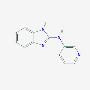 molecular formula C12H10N4 B267984 N-(1H-benzimidazol-2-yl)-N-(3-pyridinyl)amine 