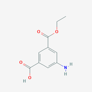 molecular formula C10H11NO4 B2679844 3-Amino-5-(ethoxycarbonyl)benzoic acid CAS No. 1312425-07-2