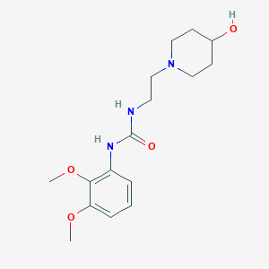 1-(2,3-Dimethoxyphenyl)-3-(2-(4-hydroxypiperidin-1-yl)ethyl)urea