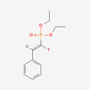 [(E)-2-diethoxyphosphoryl-2-fluoroethenyl]benzene