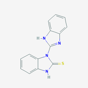 molecular formula C14H10N4S B267989 1,2'-bis(1H-benzimidazole)-2-thiol 