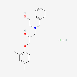 molecular formula C20H28ClNO3 B2679898 1-(Benzyl(2-hydroxyethyl)amino)-3-(2,4-dimethylphenoxy)propan-2-ol hydrochloride CAS No. 478785-00-1