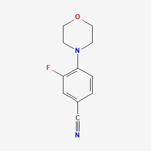 3-Fluoro-4-(morpholin-4-yl)benzonitrile