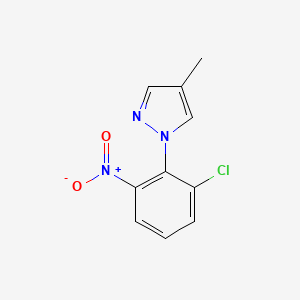 1-(2-chloro-6-nitrophenyl)-4-methyl-1H-pyrazole