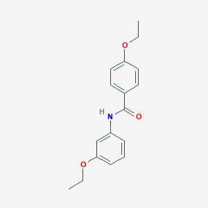 molecular formula C17H19NO3 B267998 4-ethoxy-N-(3-ethoxyphenyl)benzamide 