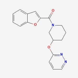 Benzofuran-2-yl(3-(pyridazin-3-yloxy)piperidin-1-yl)methanone