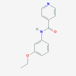 molecular formula C14H14N2O2 B268002 N-(3-ethoxyphenyl)isonicotinamide 