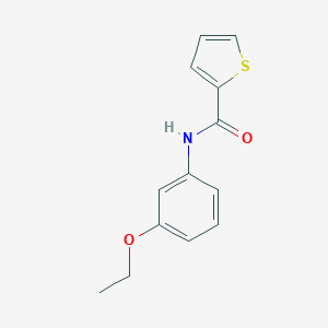 molecular formula C13H13NO2S B268003 N-(3-ethoxyphenyl)thiophene-2-carboxamide 