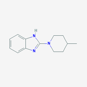 molecular formula C13H17N3 B268005 2-(4-methylpiperidin-1-yl)-1H-benzimidazole 