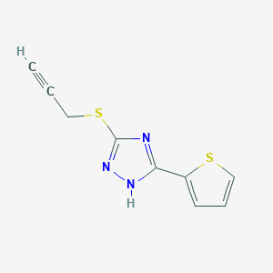5-Prop-2-ynylthio-3-(2-thienyl)-4H-1,2,4-triazole