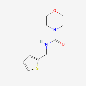 molecular formula C10H14N2O2S B2680101 N-(thiophen-2-ylmethyl)morpholine-4-carboxamide CAS No. 1603558-66-2