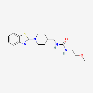 molecular formula C17H24N4O2S B2680119 1-((1-(Benzo[d]thiazol-2-yl)piperidin-4-yl)methyl)-3-(2-methoxyethyl)urea CAS No. 1797257-76-1