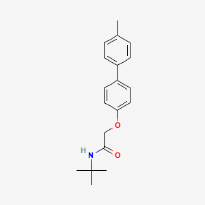 N-tert-butyl-2-[4-(4-methylphenyl)phenoxy]acetamide