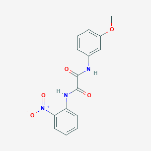 N1-(3-methoxyphenyl)-N2-(2-nitrophenyl)oxalamide