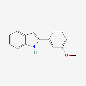 molecular formula C15H13NO B2680146 2-(3-methoxyphenyl)-1H-indole CAS No. 57638-63-8