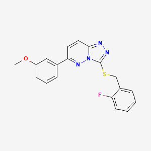 3-((2-Fluorobenzyl)thio)-6-(3-methoxyphenyl)-[1,2,4]triazolo[4,3-b]pyridazine