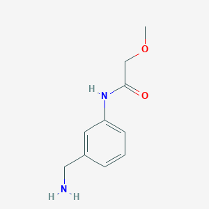 N-[3-(aminomethyl)phenyl]-2-methoxyacetamide