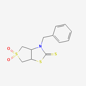 3-benzyltetrahydrothieno[3,4-d]thiazole-2(3H)-thione 5,5-dioxide