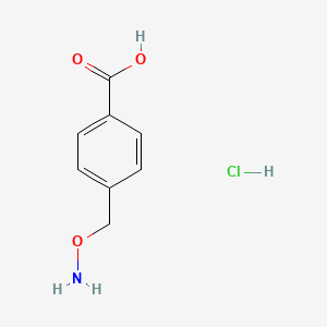 molecular formula C8H10ClNO3 B2680195 4-氨氧甲基苯甲酸盐酸盐 CAS No. 20228-85-7