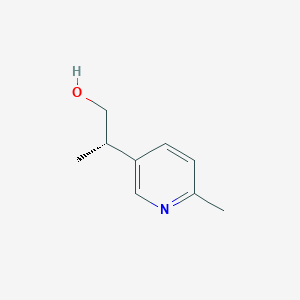 molecular formula C9H13NO B2680204 (2S)-2-(6-Methylpyridin-3-yl)propan-1-ol CAS No. 2248188-00-1