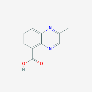 molecular formula C10H8N2O2 B2680208 2-Methylquinoxaline-5-carboxylic acid CAS No. 1083299-55-1