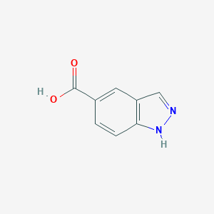 molecular formula C8H6N2O2 B268021 1H-吲唑-5-羧酸 CAS No. 61700-61-6
