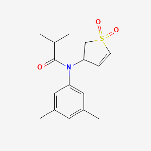 N-(3,5-dimethylphenyl)-N-(1,1-dioxido-2,3-dihydrothiophen-3-yl)isobutyramide