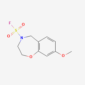 8-Methoxy-3,5-dihydro-2H-1,4-benzoxazepine-4-sulfonyl fluoride
