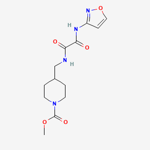 Methyl 4-((2-(isoxazol-3-ylamino)-2-oxoacetamido)methyl)piperidine-1-carboxylate