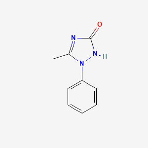 molecular formula C9H9N3O B2680294 5-methyl-1-phenyl-2,3-dihydro-1H-1,2,4-triazol-3-one CAS No. 37039-02-4