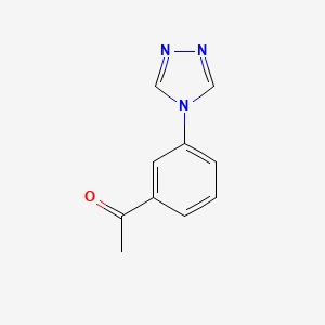 1-[3-(4H-1,2,4-triazol-4-yl)phenyl]ethan-1-one
