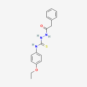 N-(4-ethoxyphenyl)-2-(phenylacetyl)hydrazinecarbothioamide