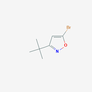 molecular formula C7H10BrNO B2680336 5-Bromo-3-tert-butyl-1,2-oxazole CAS No. 1782807-35-5